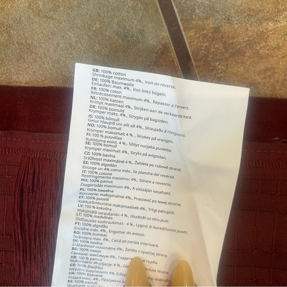 IKEA SANELA Velvet Curtain Panel Set 2 Cranberry Merlot Romantic Goth Cotton - Picture 5 of 5